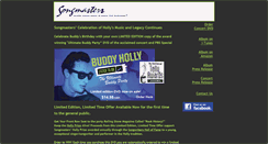 Desktop Screenshot of listentomebuddyholly.com